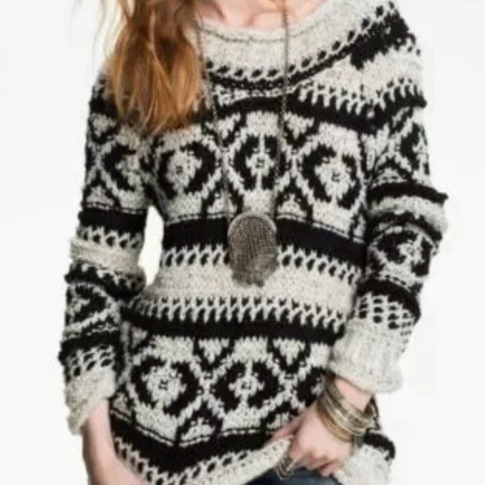 Free People Silver Reed Sweater